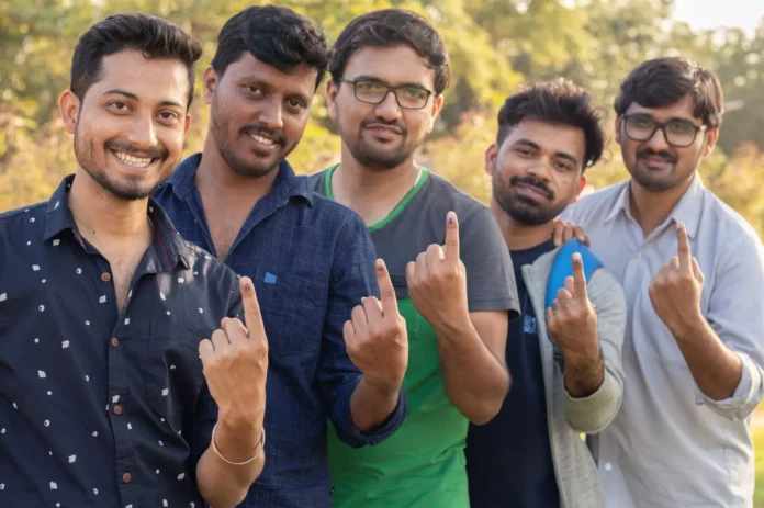Group of friends voted