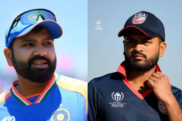 NB Marathi-IND vs USA -T20 World Cup 2024-Rohit Sharma-Monank Patel