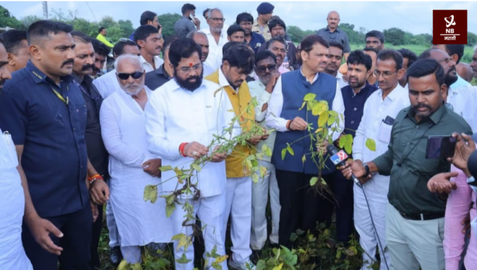 अतिवृष्टीमुळे शेतीपिकांच्या झालेल्या नुकसानाच्या मदतीसाठी ३०७ कोटी २५ लाखांपेक्षा निधी वितरणास मान्यता