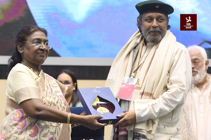 NB Marathi-70th National Film Awards-President Droupadi Murmu-Mithun Chakraborty