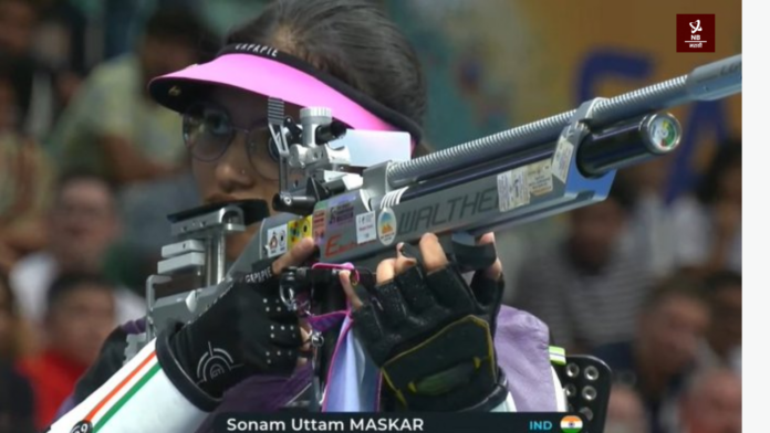 ISSF वर्ल्ड कप फायनलमध्ये सोनम मसकर यांनी जिंकले रौप्य पदक