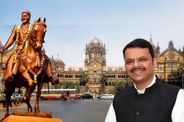 NBMarathi_CSMT_Chhatrapati_Shivaji_Maharaj_Putala_Devendra_Fadnavis