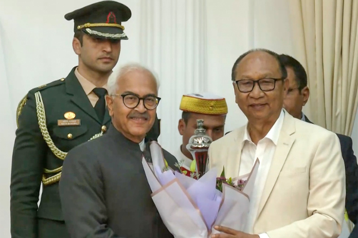 NBMarathi_YumnamKhemchandSingh_BJP_ManipurCM