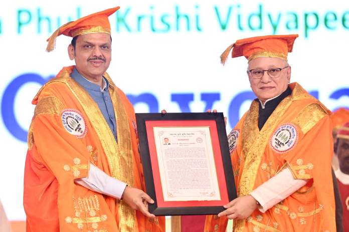 NBMarathi_#DevendraFadnavisDoctorOfScienceRahuri