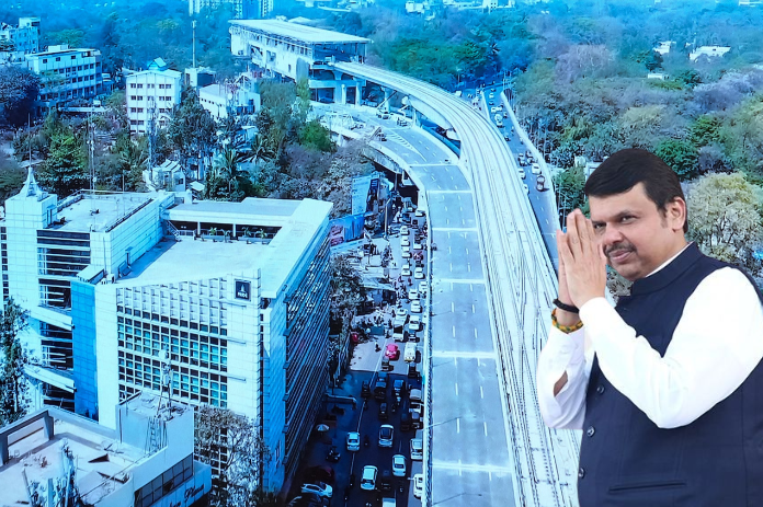 NBMarathi_DevendraFadnavis_Pune-university-chowk-flyover-inauguration
