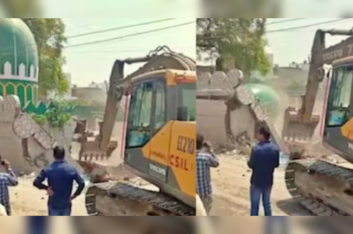 NBMarathi_Gorakhpur_BulldozerAction