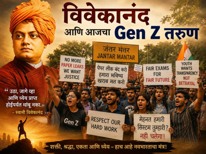 विवेकानंद आणि आजचा Gen Z तरुण – आंदोलन, सोशल मीडिया, नैतिकता आणि राष्ट्रनिर्माण